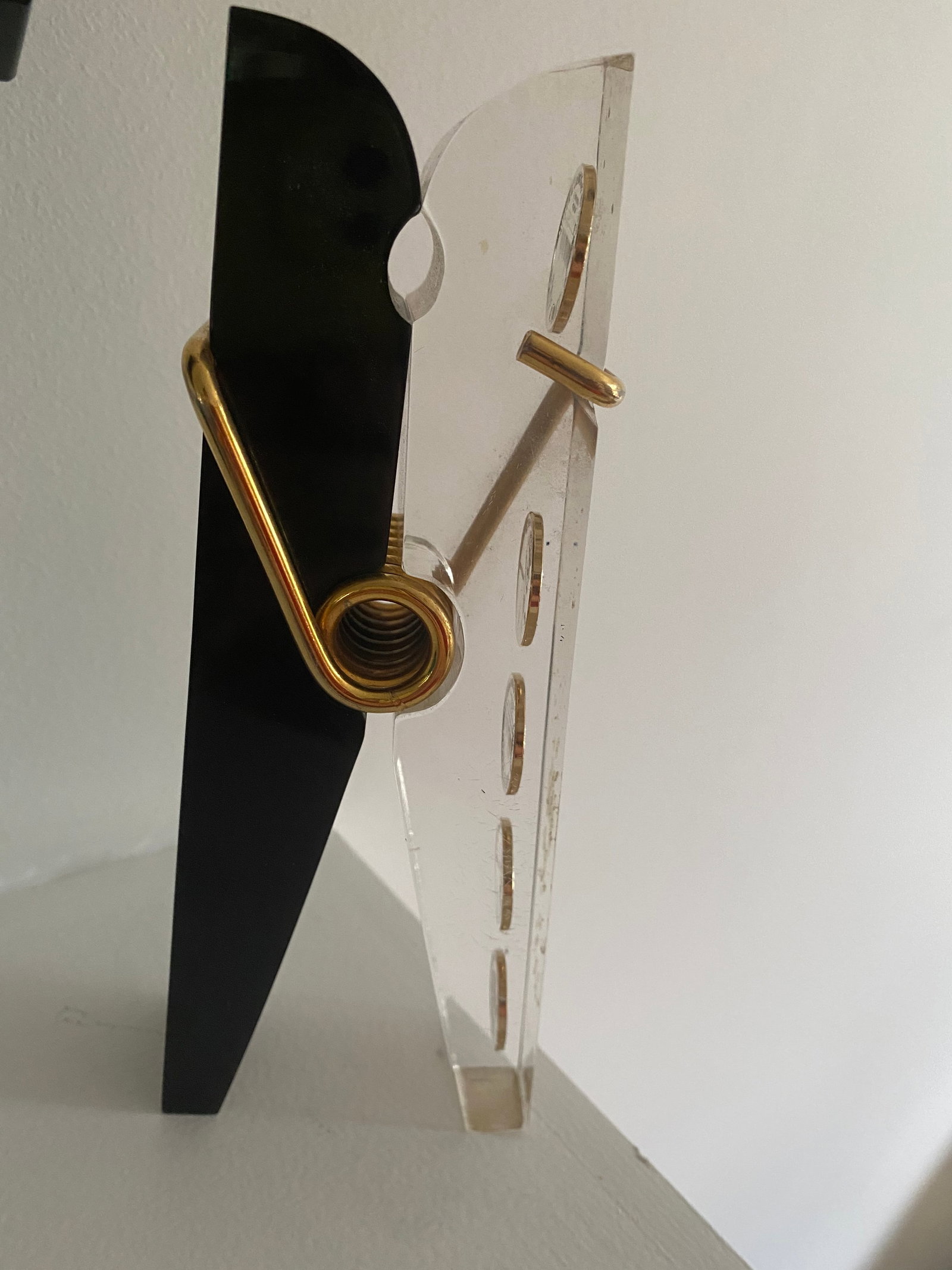Vintage Giant Lucite Clothes Pin Decor - 3