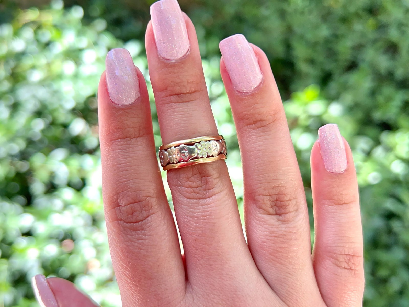Vintage 14k Bristol Wedding Bells Ring, Size 6 - 2