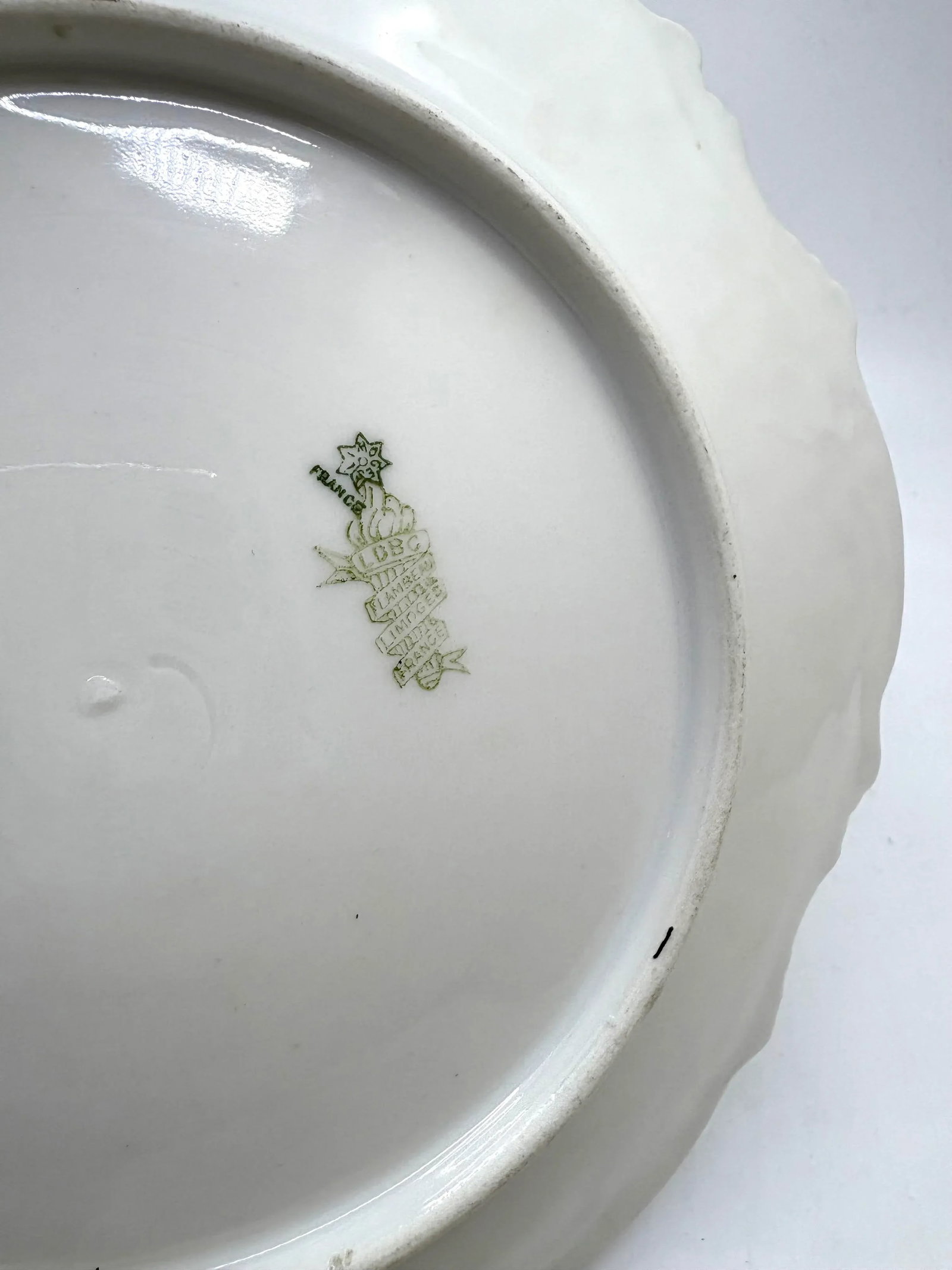 Early 20th Century Antique Hand Painted Formage Cheese Limoges- A Set of 10 - 7