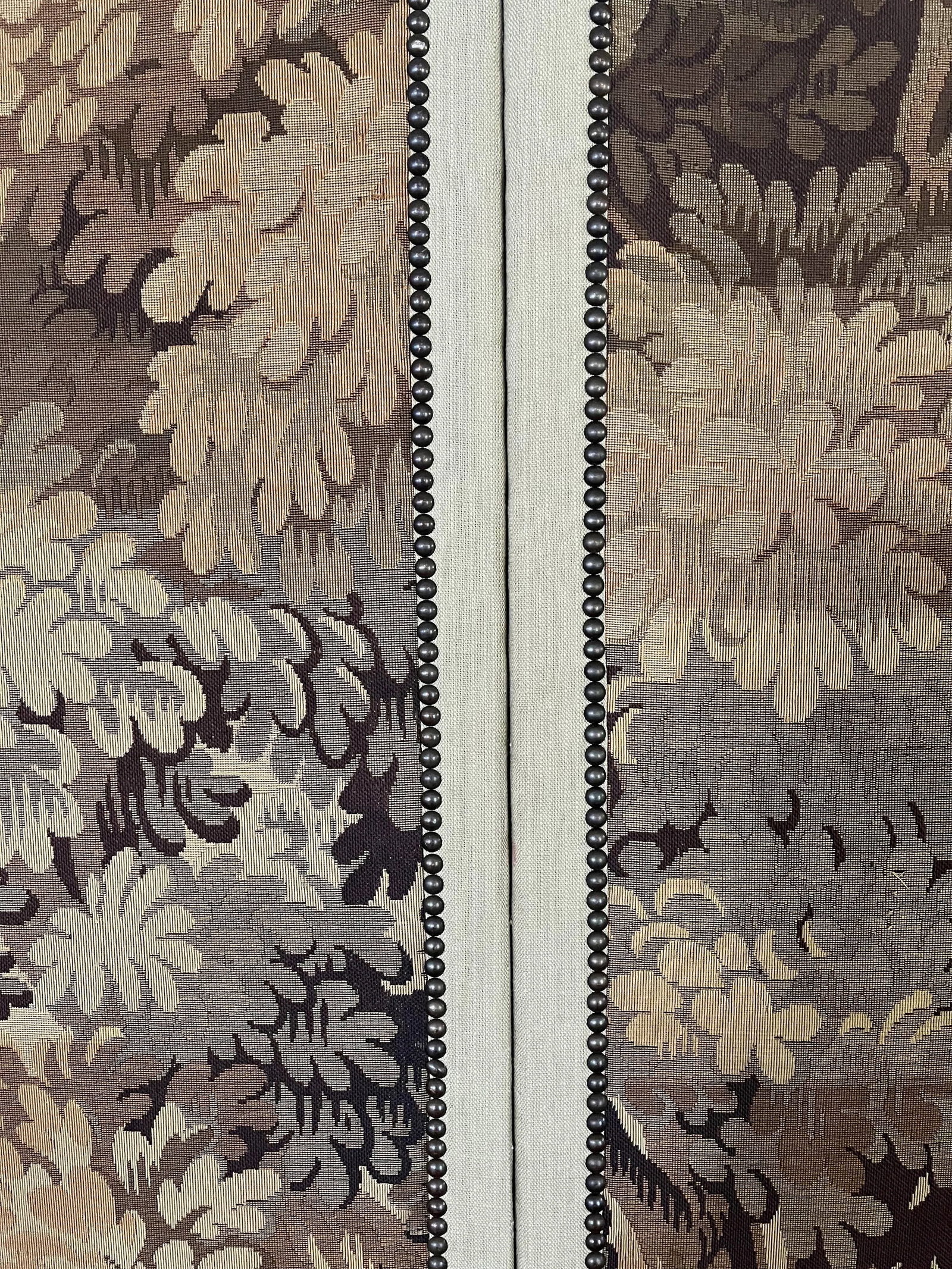 Vintage Tapestry Folding Screen - 7