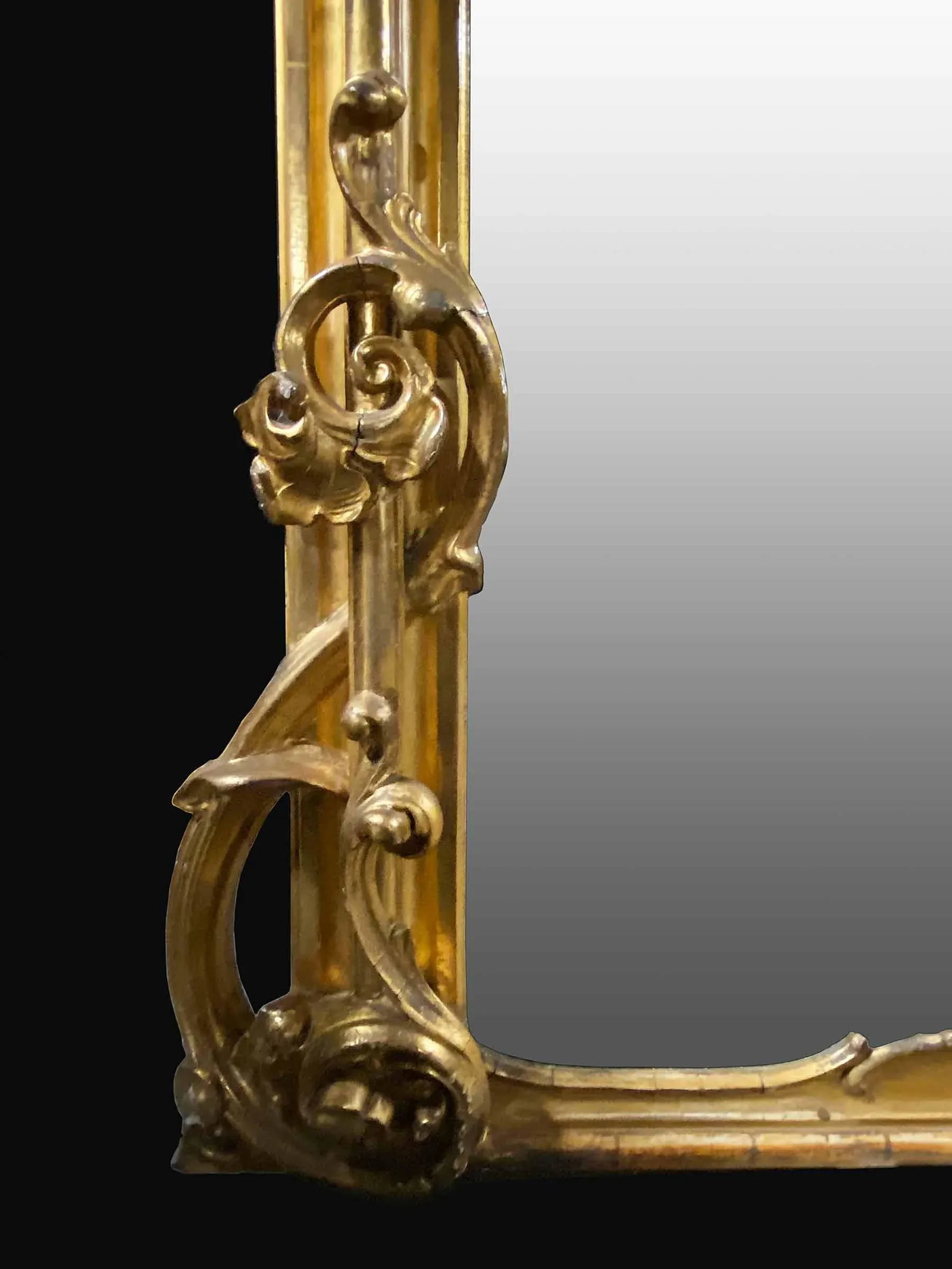 Pier Mirror Antique Gilt Victorian - 5