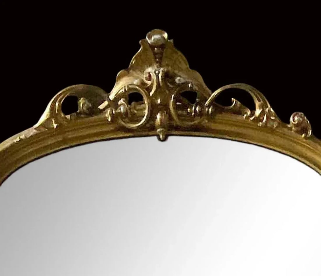 Pier Mirror Antique Gilt Victorian - 9