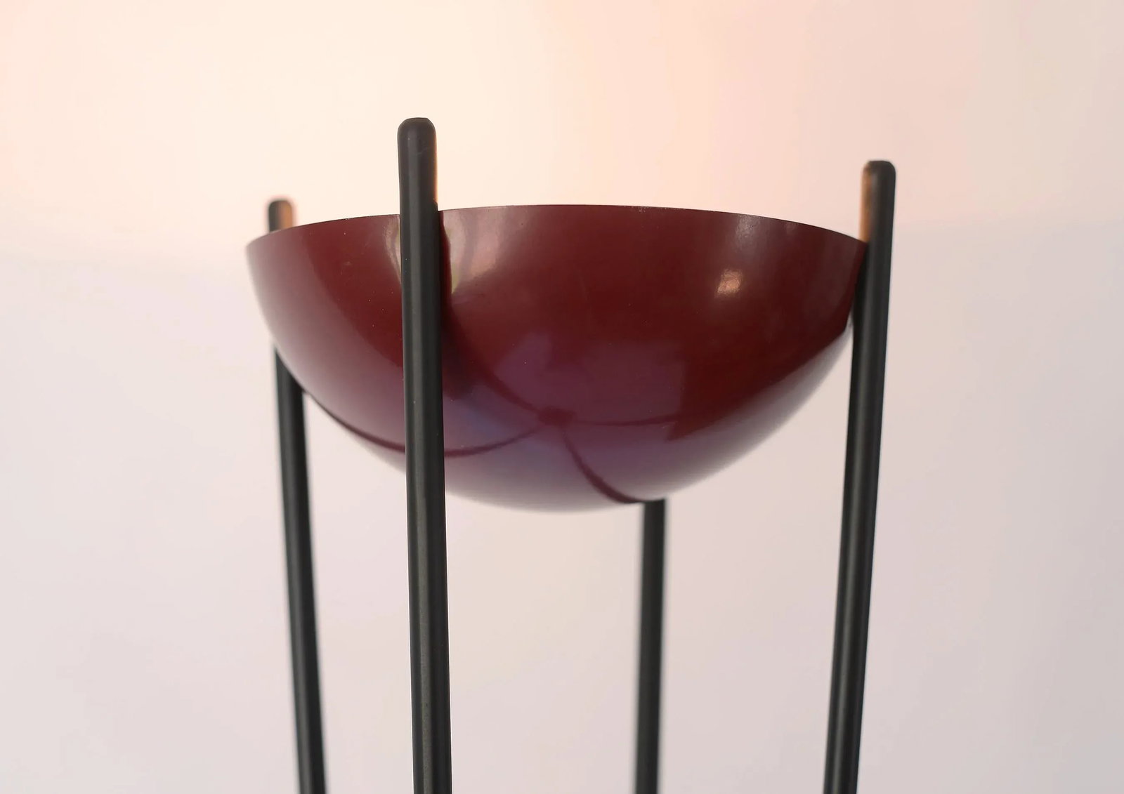 1980s Postmodern Memphis Design Kock & Lowy Torchiere Floor Lamp - 5