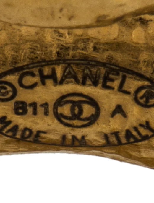 2011 Chanel Ring Size 6.5 Gripoix Metiers d'Art Paris Byzance Goossens Runway Fall Filigree Gold Pla - 3