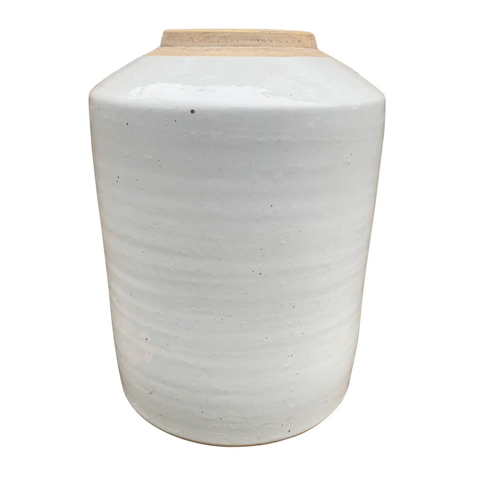 Modern Chinese White Glazed Ginger Jar - 5