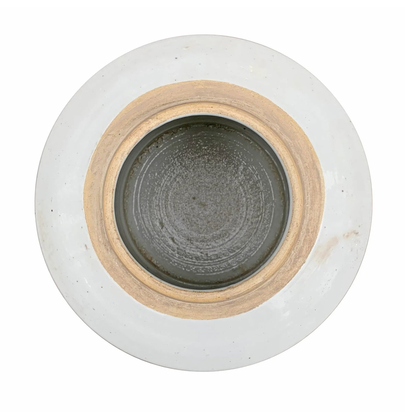 Modern Chinese White Glazed Ginger Jar - 9