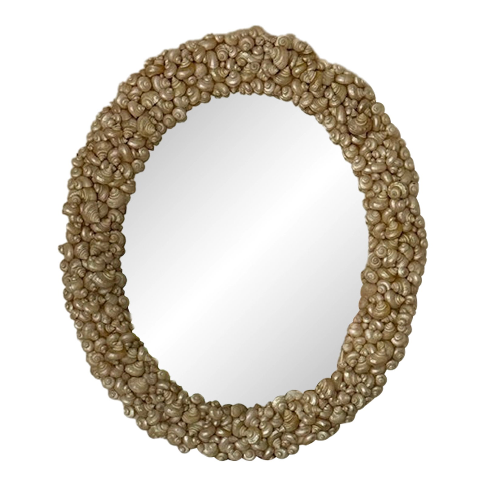 Coastal Oly Studio Oval Shell Mirror (1 of 9)