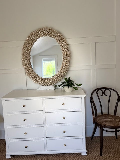 Coastal Oly Studio Oval Shell Mirror - 8