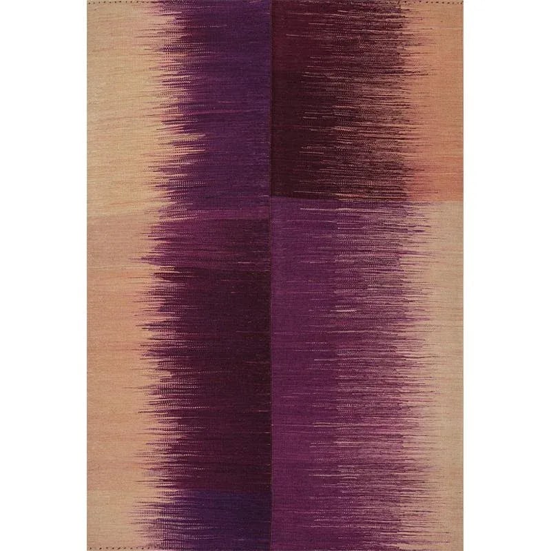 Handwoven Scandinavian Style Persian Kilim Rug 3'7" X 5'2" - 12