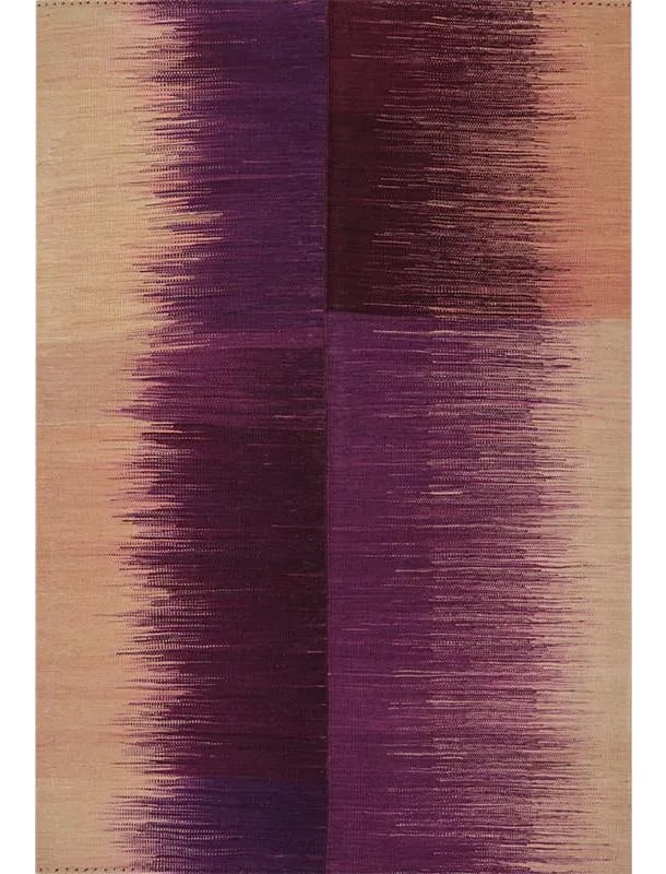 Handwoven Scandinavian Style Persian Kilim Rug 3'7" X 5'2": This remarkable Scandinavian style kilim rug features a dramatic pop of electrifying colors in a playfully rich design. The innovative modern use of colors certainly brings a tantalizing element of