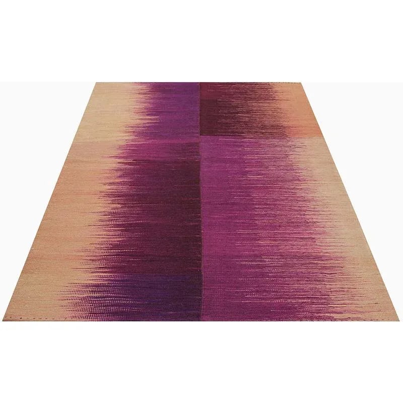 Handwoven Scandinavian Style Persian Kilim Rug 3'7" X 5'2" - 2