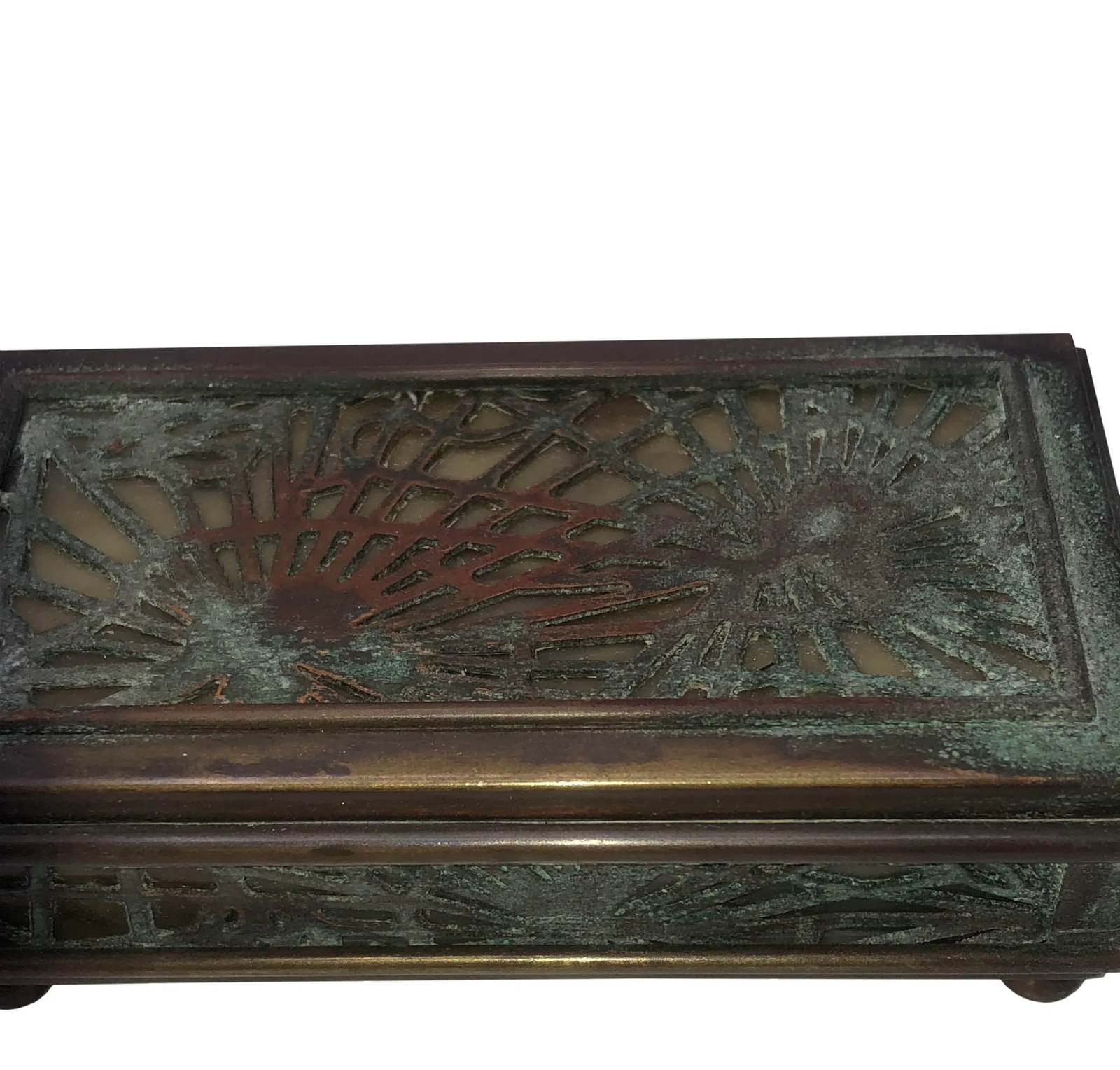 Tiffany Studios Stamp Box - 4
