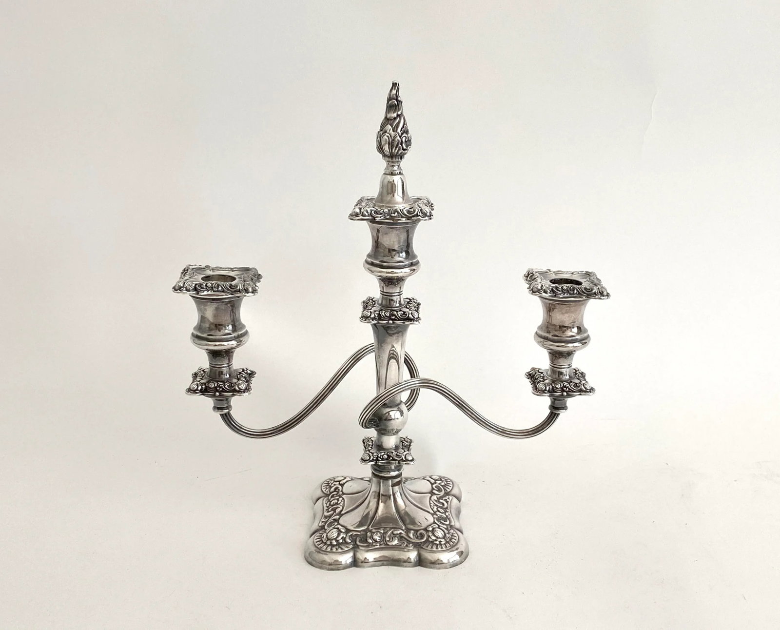 1920s Silverplate E. G. Webster Candelabras - a Pair - 3