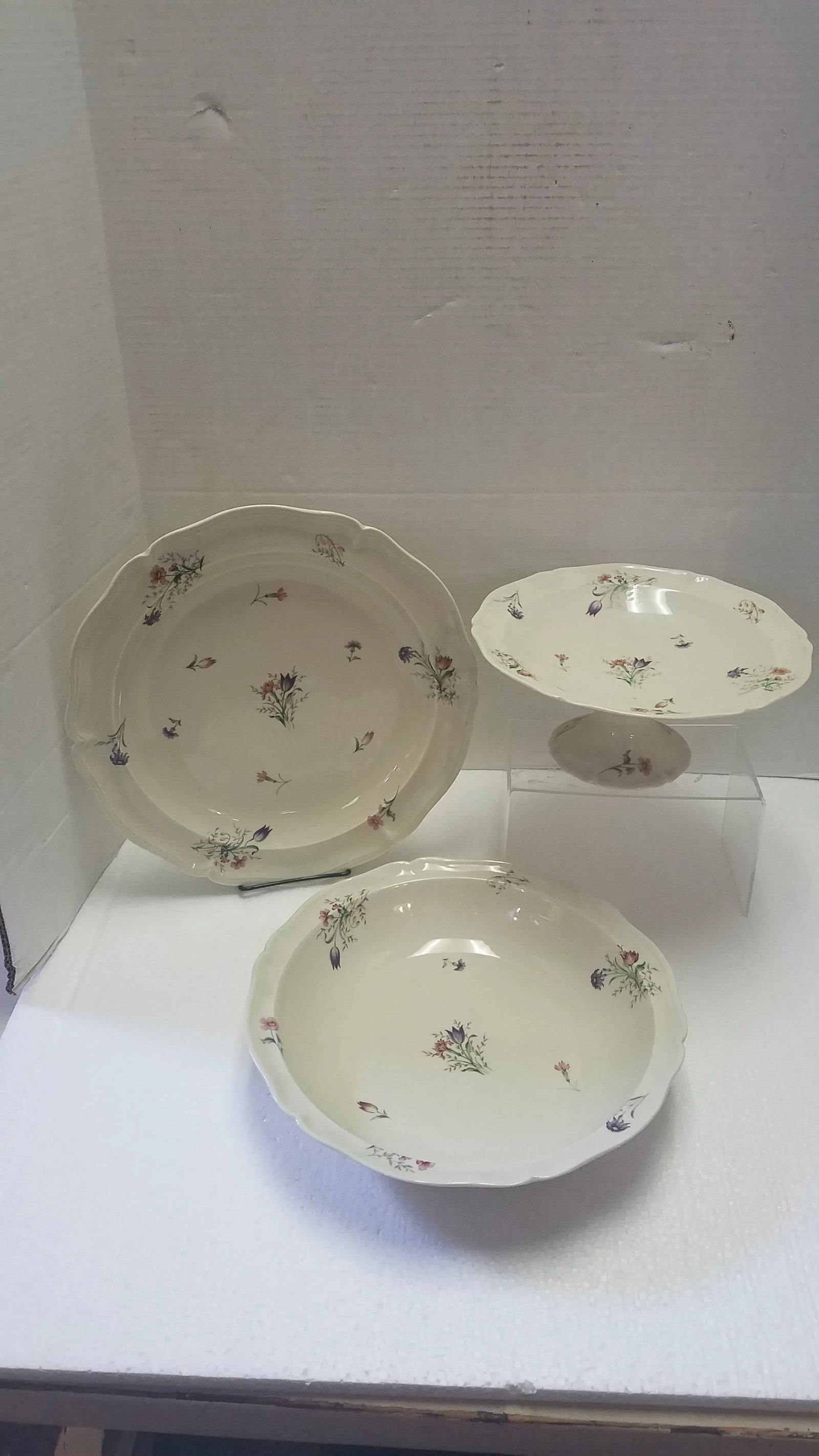 Mid 20th Century French Limoges Serving Pieces - Set of 3 - 8