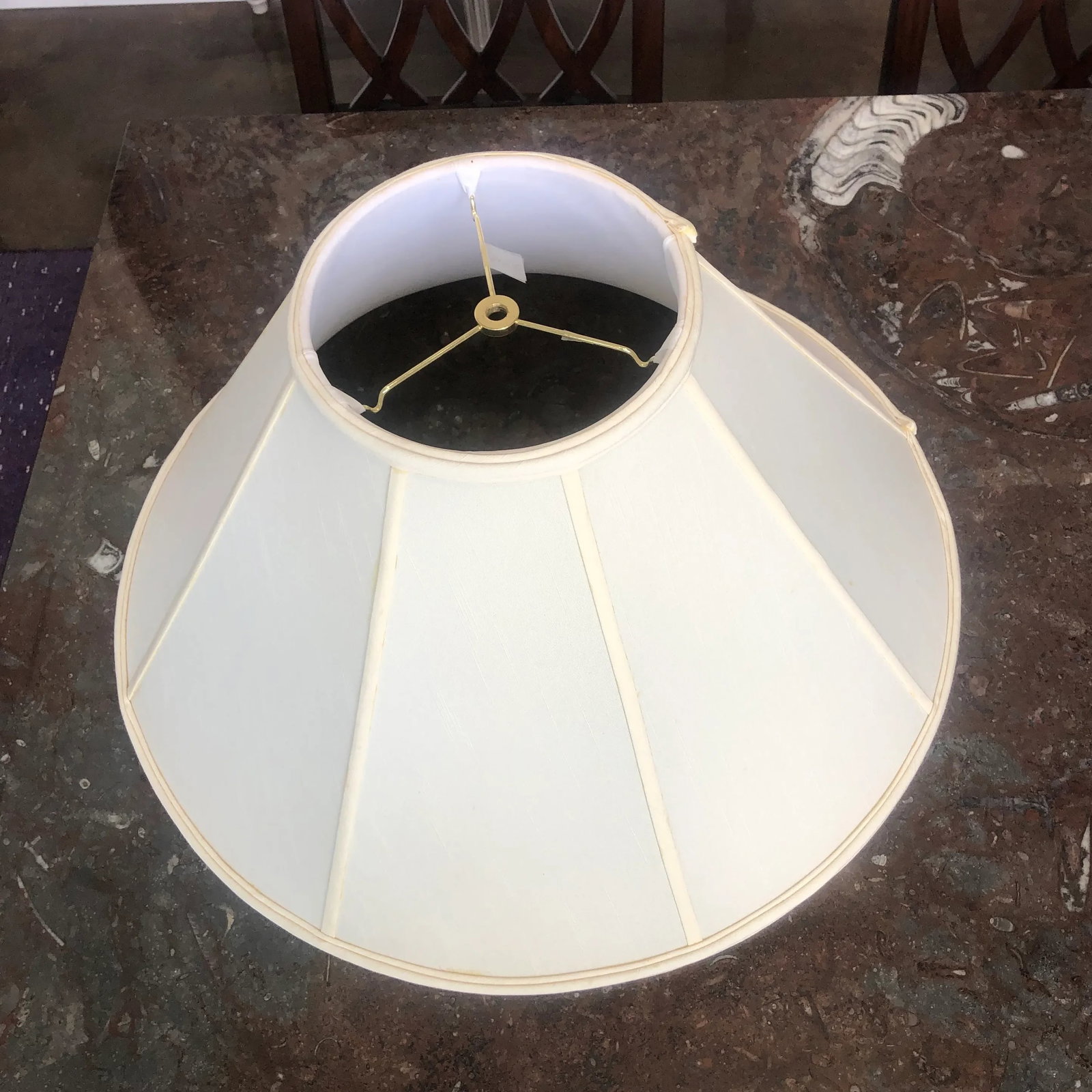 1990s Coolie Style Silk Floor Lamp Shade - 3