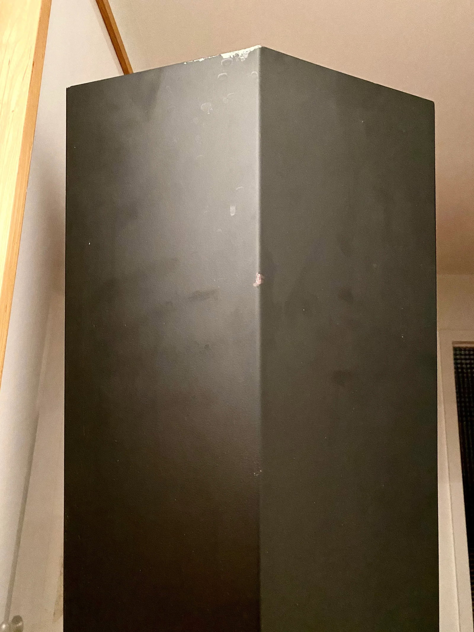 Geometric Extra Tall Faceted Steel & Marble Floor Lamp Attr. To Fontana Arte - 9