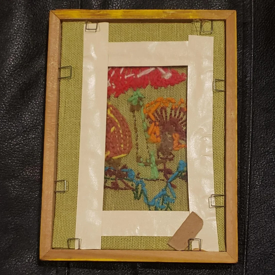 Vintage Folk Art Freehand Embroidery - 2 Pieces - 4