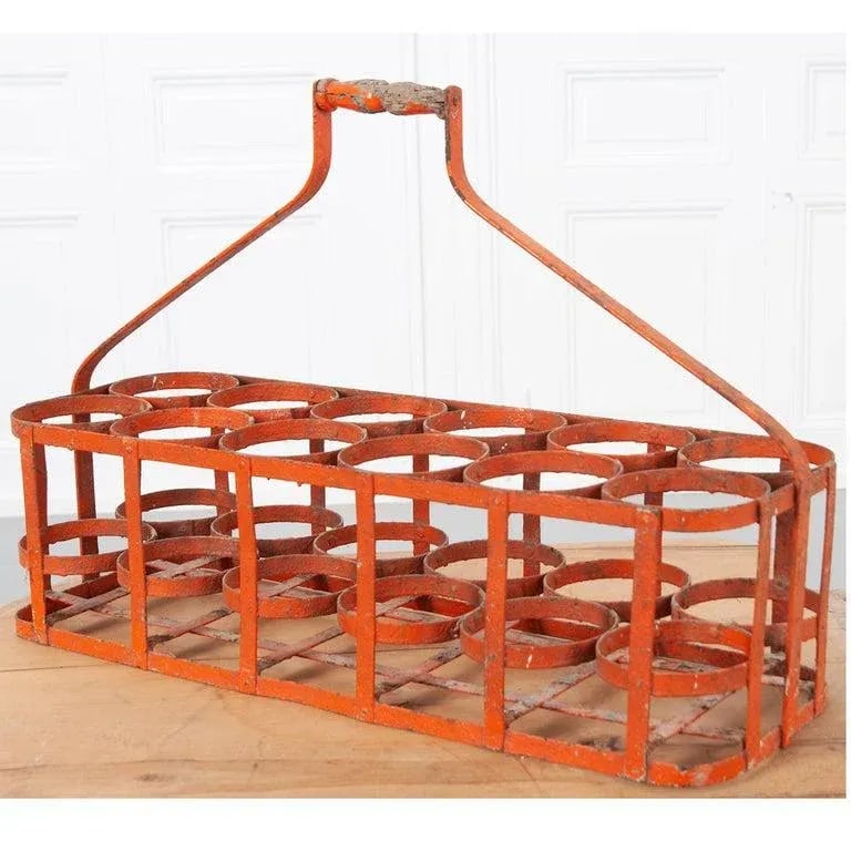 French Early 20th Century Bottle Carrier - 2