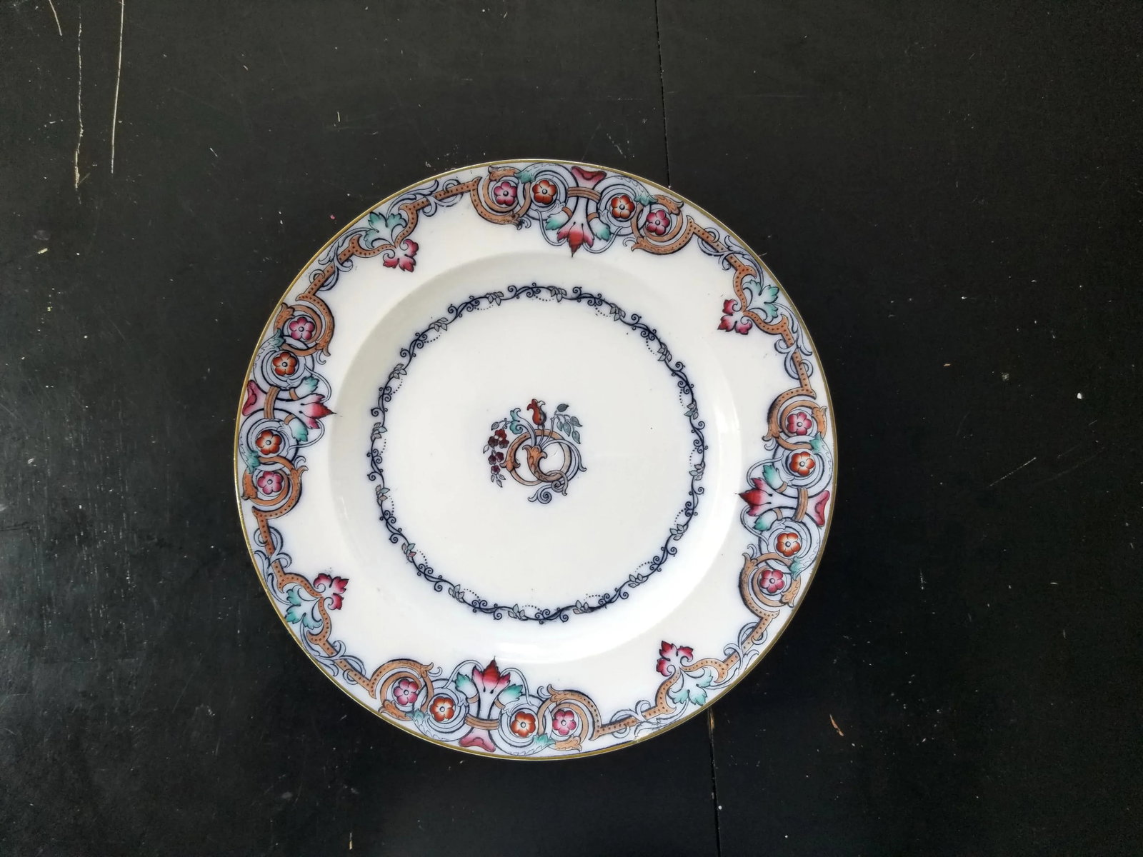19th Century Antique Wedgwood Plates in Liffey Pattern - Set of 6 - 8