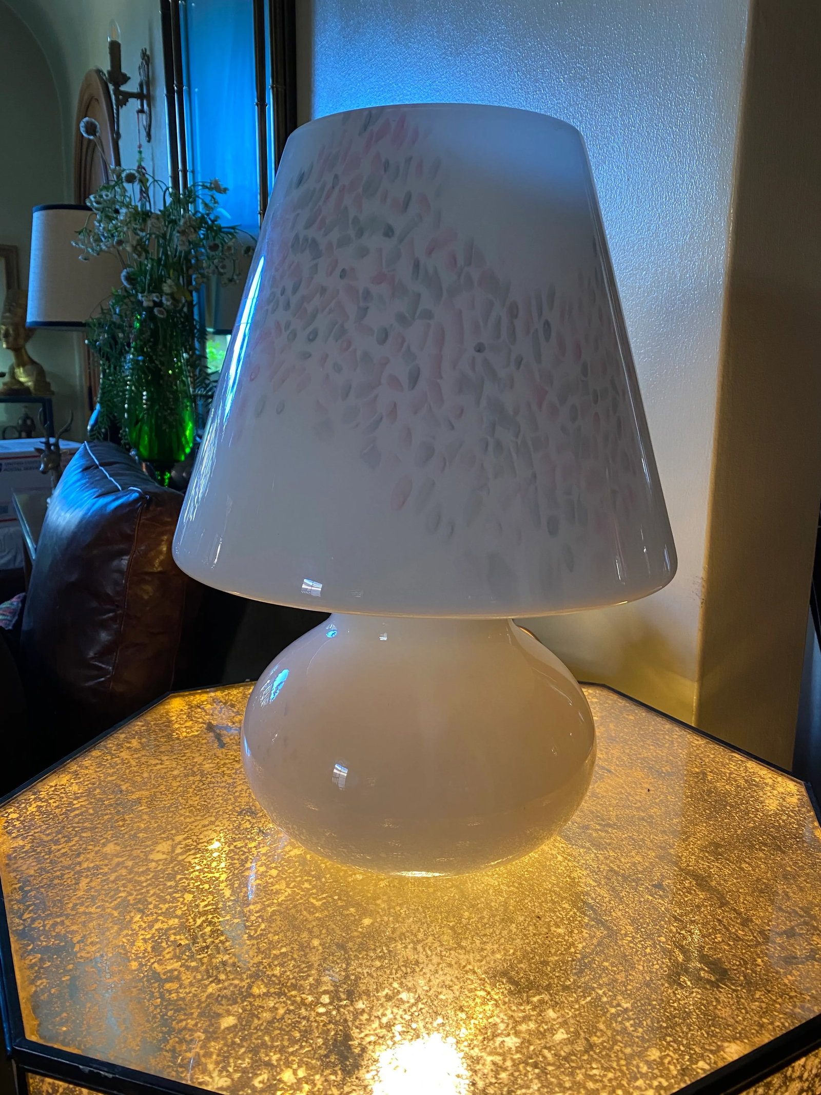 1980s Murano Glass Mushroom Lamp by Funfetti - 2