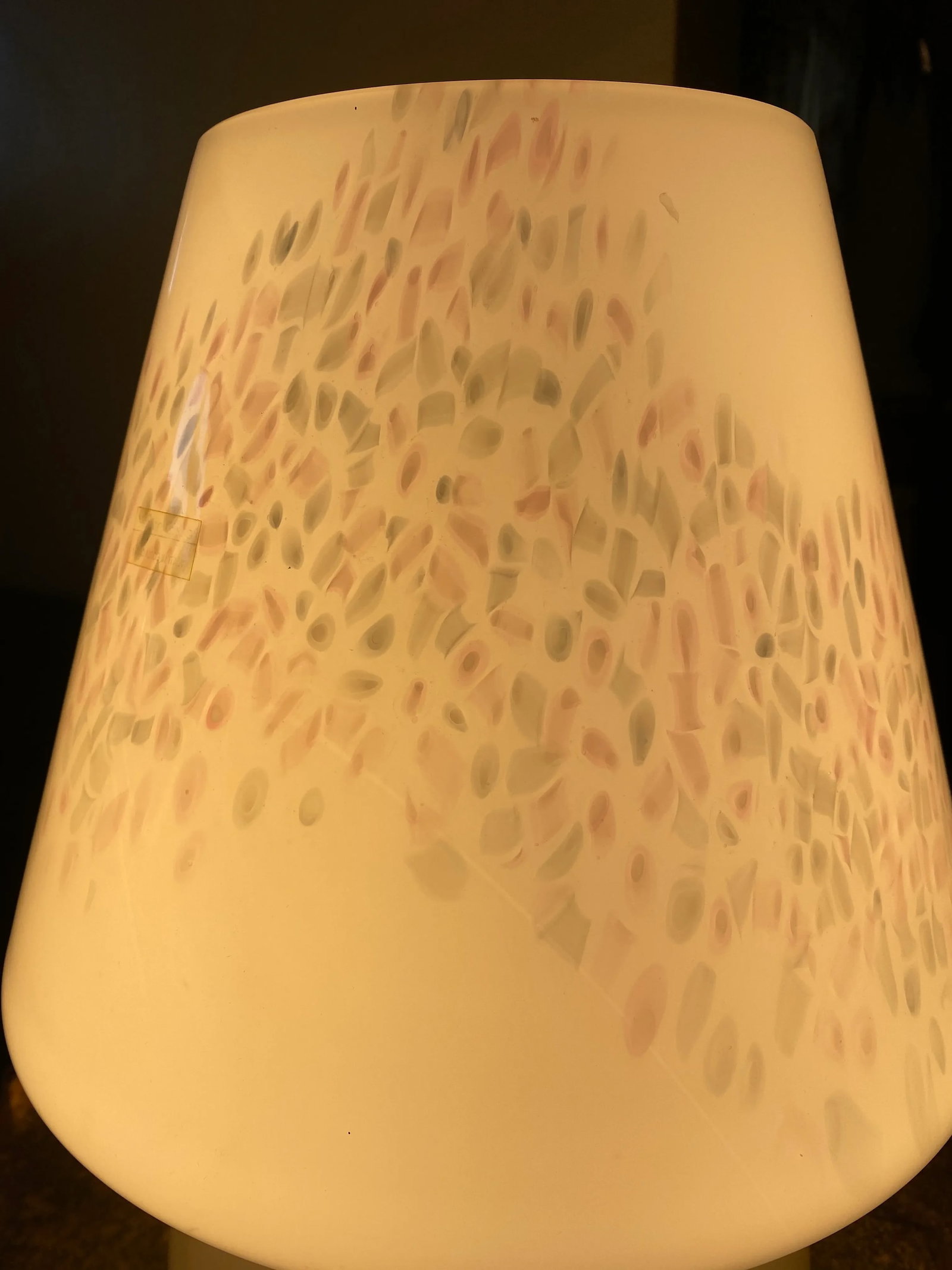 1980s Murano Glass Mushroom Lamp by Funfetti - 3