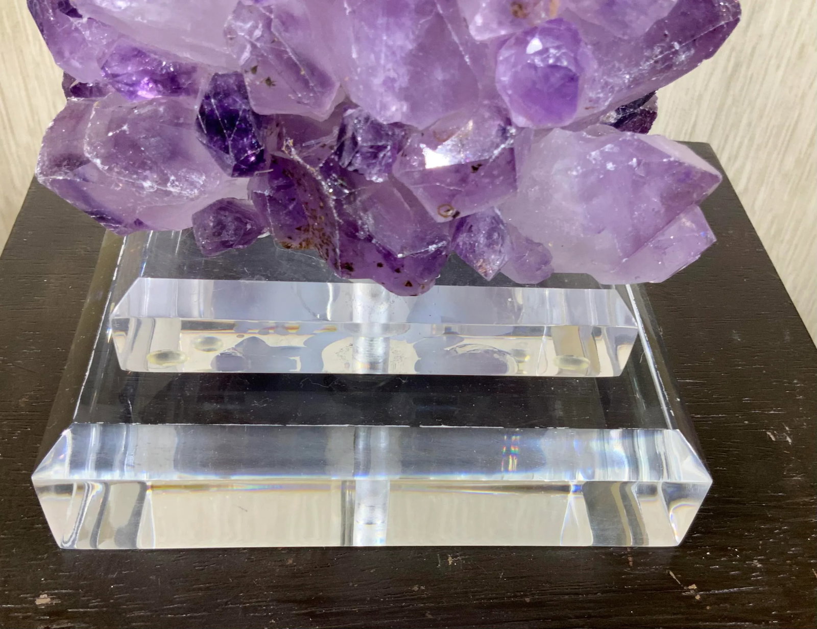 Amethyst Rock Crystal Table Lamp - 11