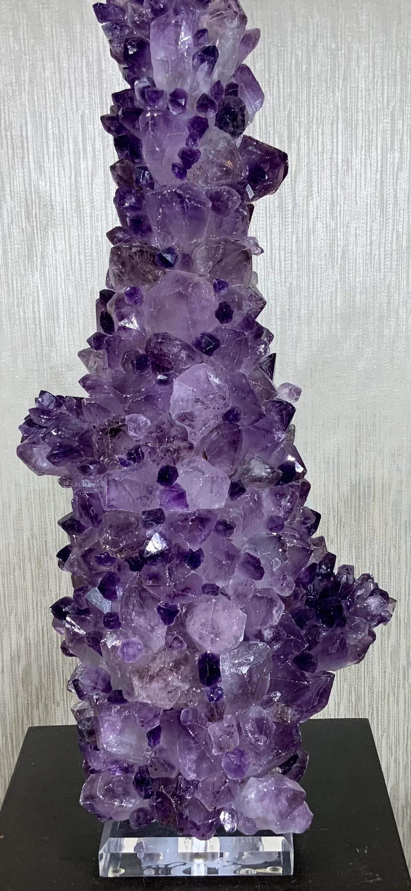 Amethyst Rock Crystal Table Lamp - 3