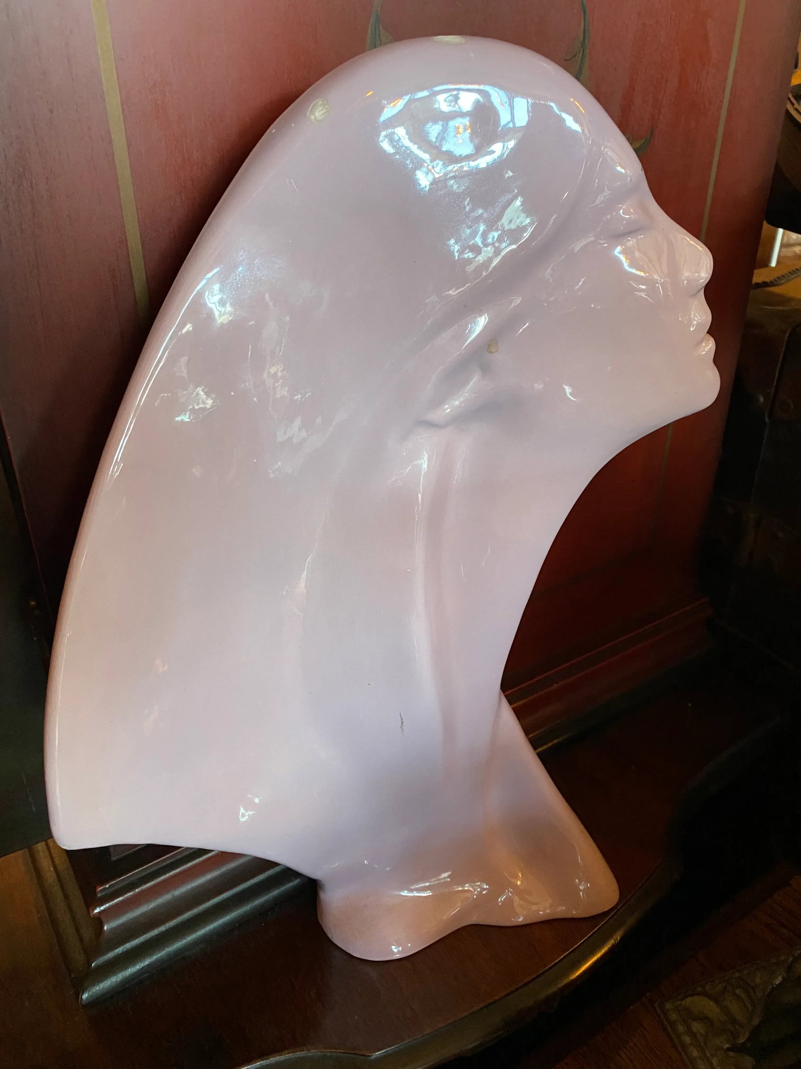 Lavender Art Deco Bust - 2