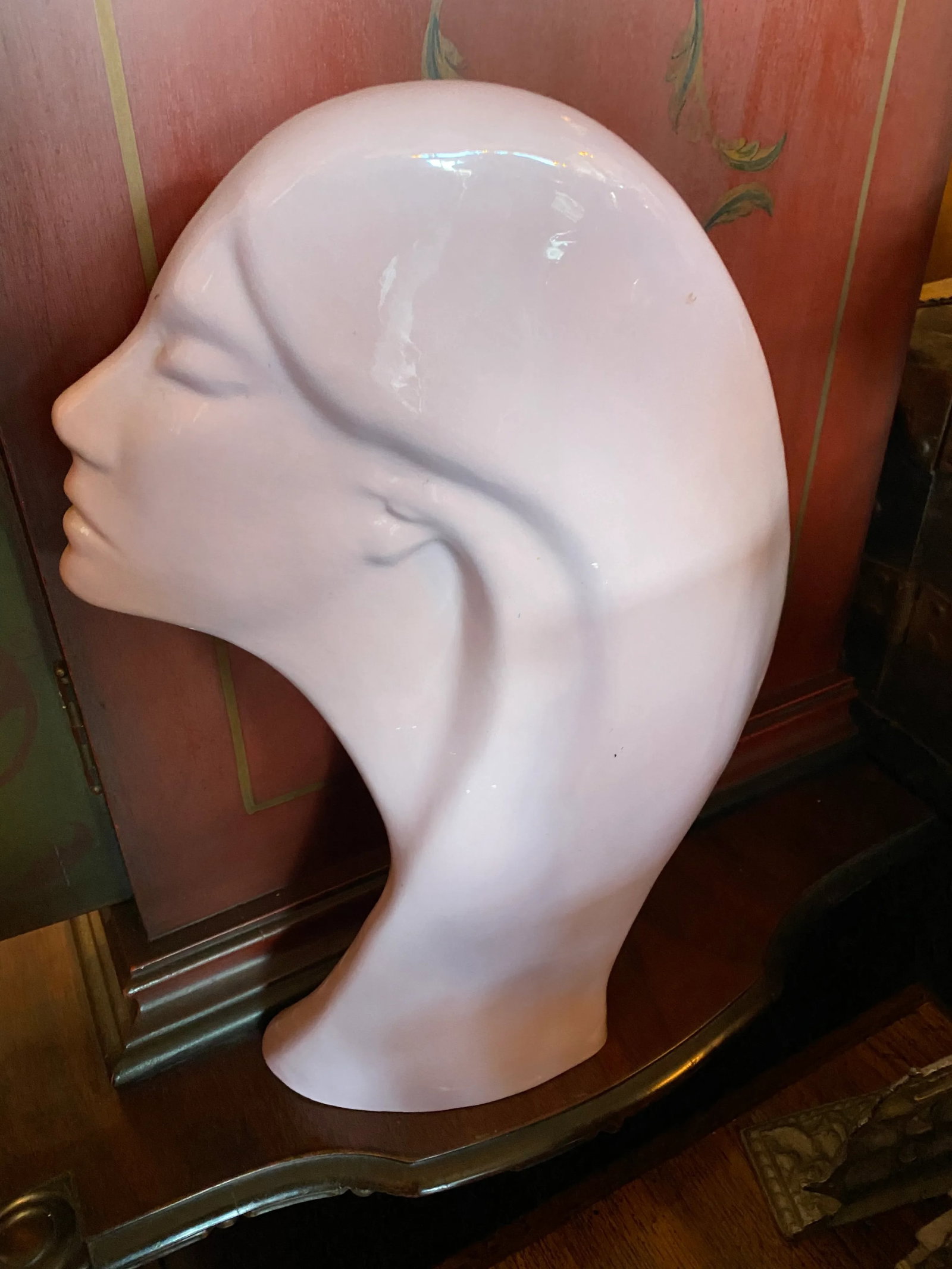 Lavender Art Deco Bust - 6