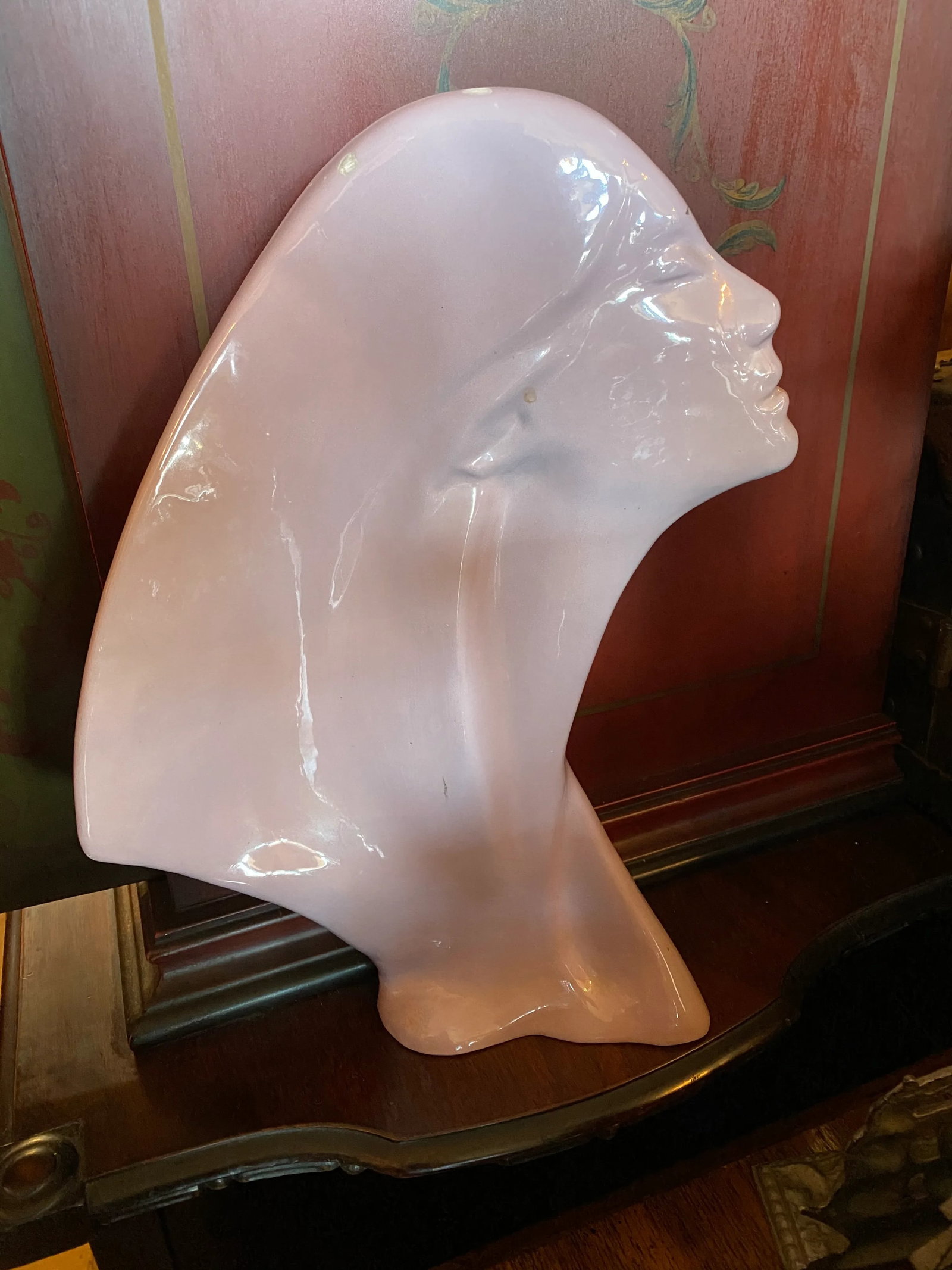 Lavender Art Deco Bust - 7