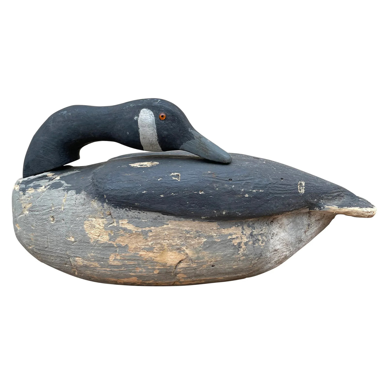 20th Century Sleeping Canada Goose Decoy - 6