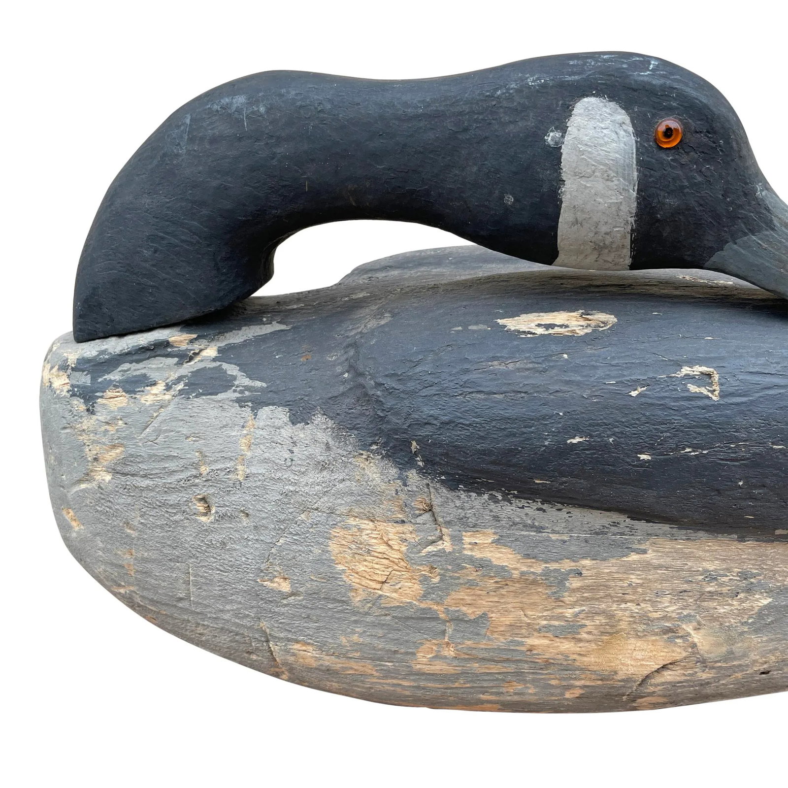 20th Century Sleeping Canada Goose Decoy - 9