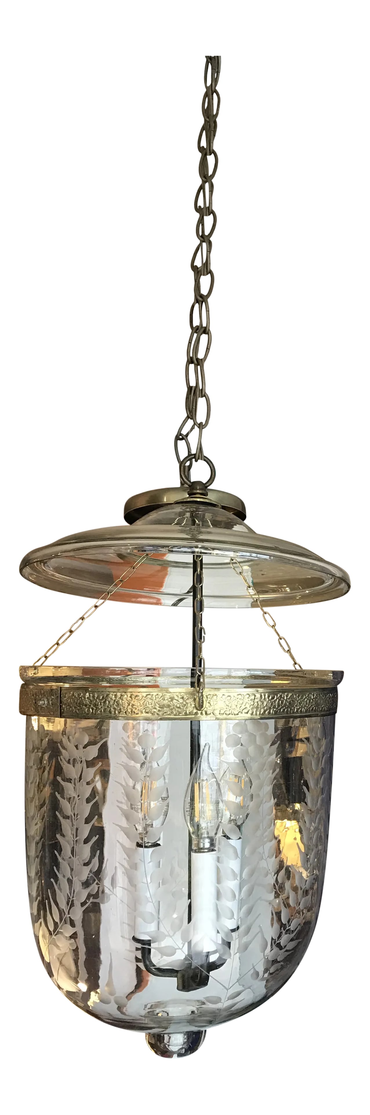 Antique Blown - Glass Hanging Lantern (1 of 9)