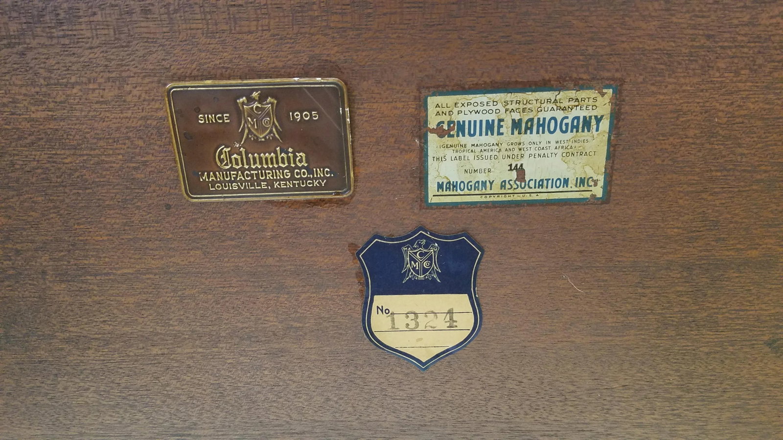 Vintage Mahogany Magazine Holder - 6