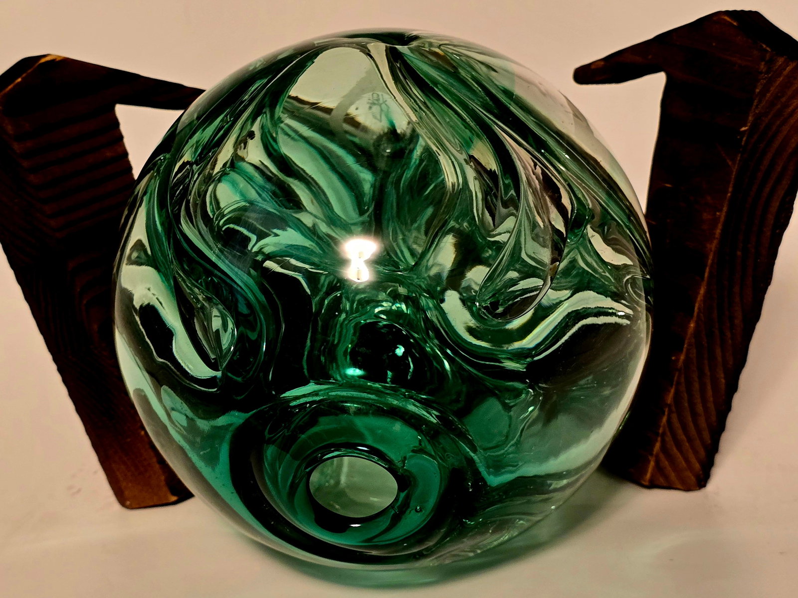 Paul Manning 'Stickman' Studio Glass Sculpture, Signed 1974 - 8