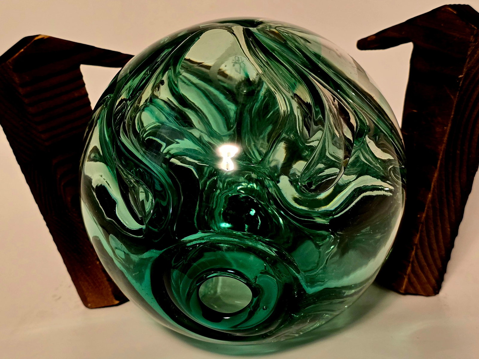 Paul Manning 'Stickman' Studio Glass Sculpture, Signed 1974 - 9