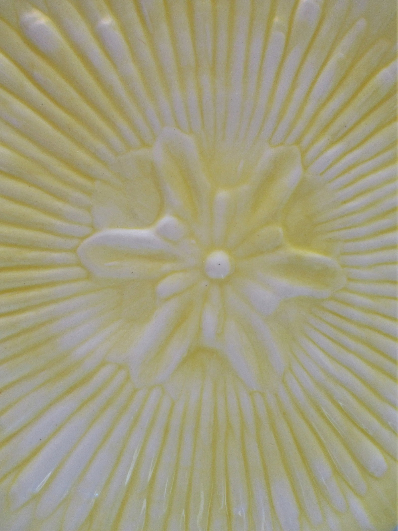 1960's Palm Beach Chic Italian Yellow Ceramic Faux Bamboo Garden Stool - 9
