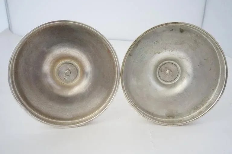Silverplate Candlesticks Tommi Parzinger - A Pair - 7