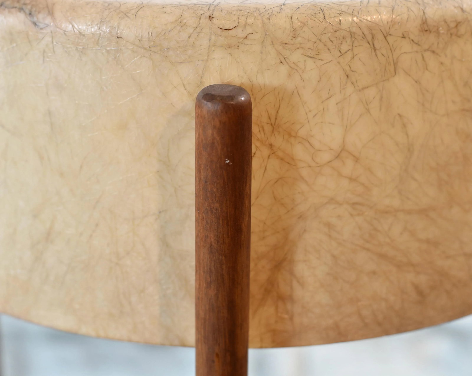 Bill Lam Early Mid-Century Modern Fiberglass Floor Lamp Table with Wood Legs - 12