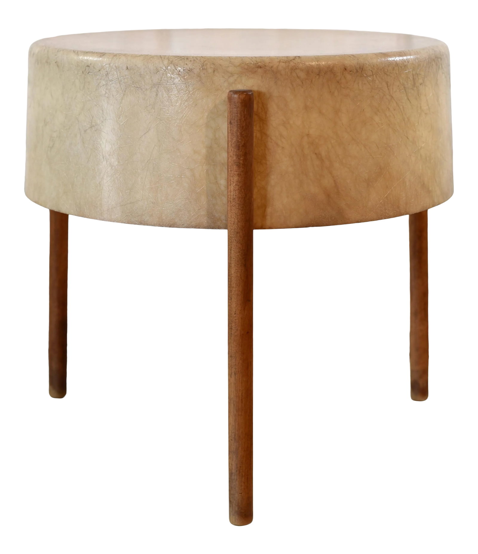 Bill Lam Early Mid-Century Modern Fiberglass Floor Lamp Table with Wood Legs (1 of 13)