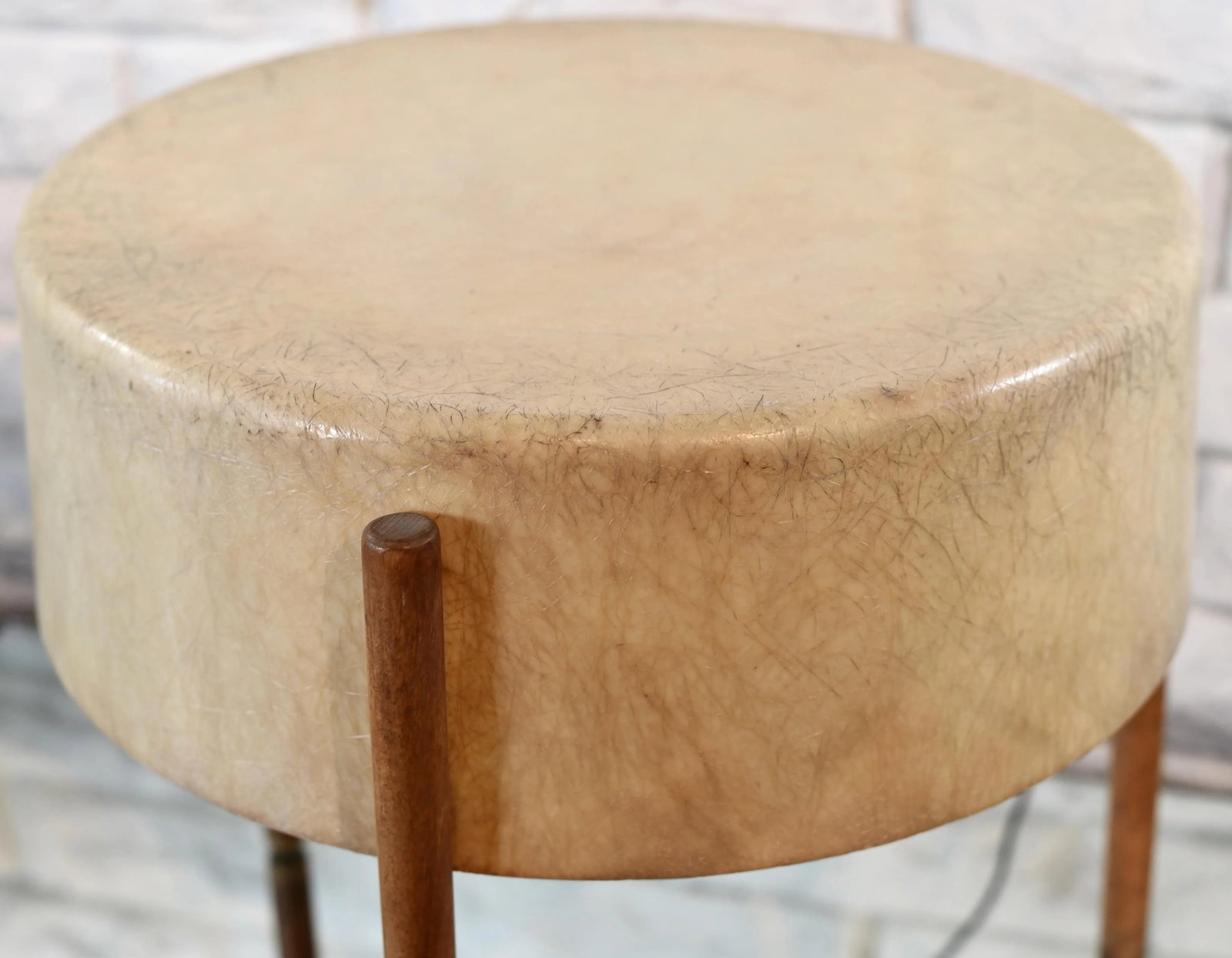 Bill Lam Early Mid-Century Modern Fiberglass Floor Lamp Table with Wood Legs - 2