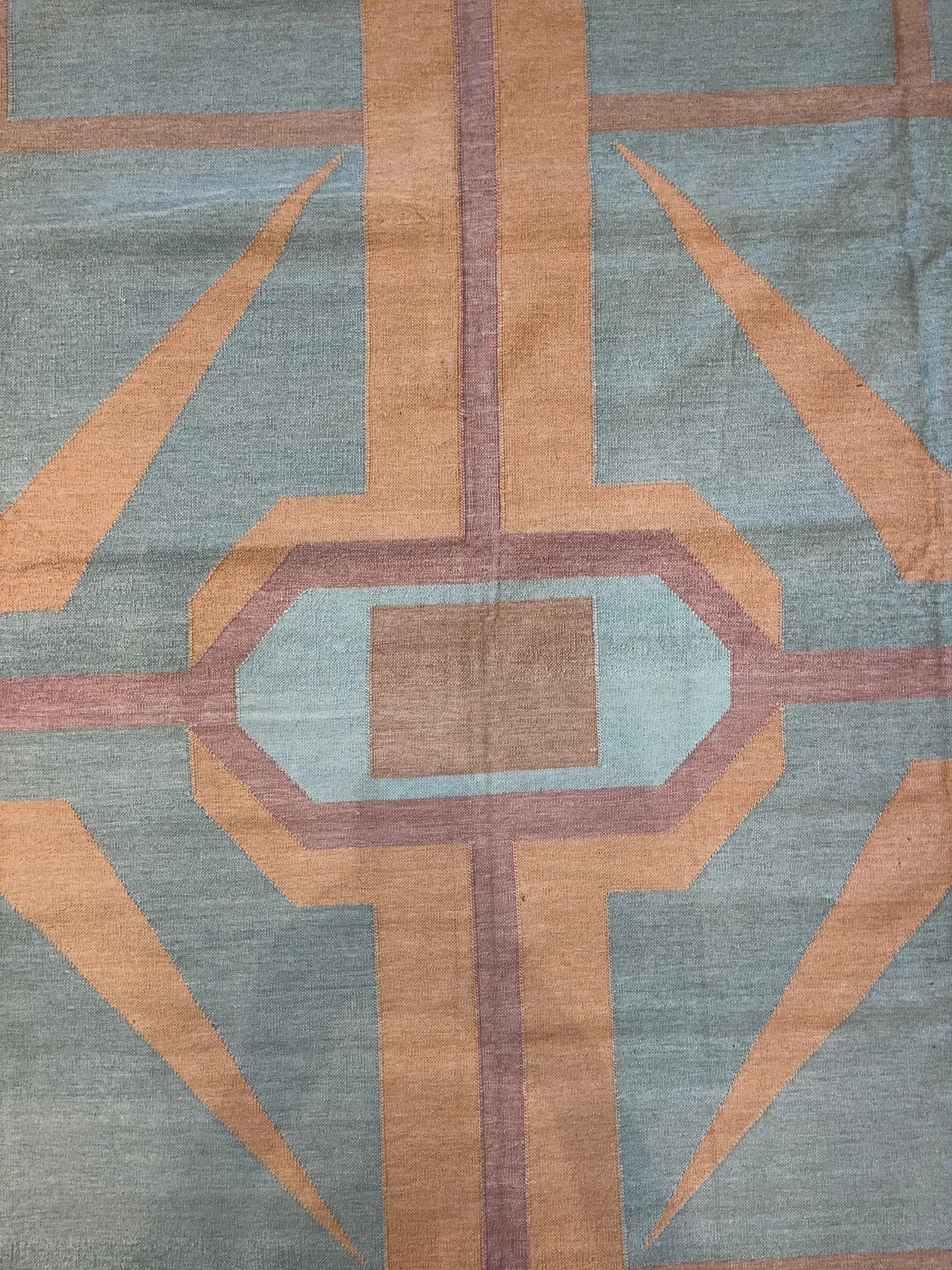 1900s Antique Dhurie Traditional Rug - 5