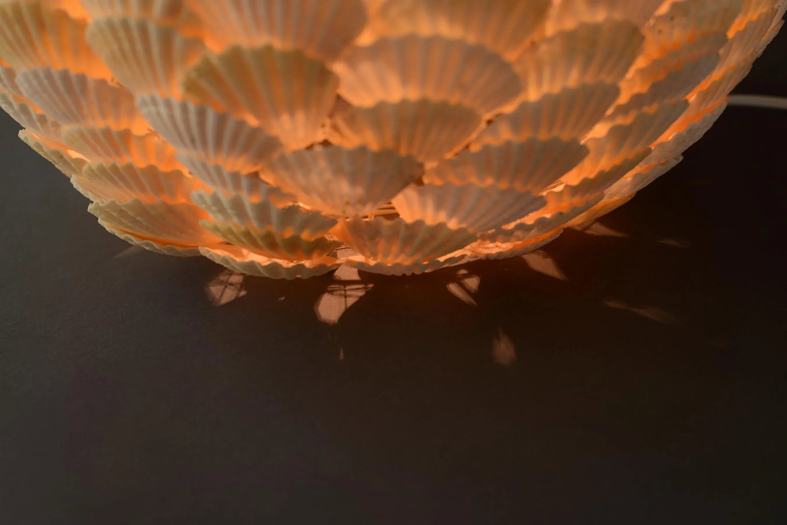 Spherical Clam Shell Floor Lamp - 11