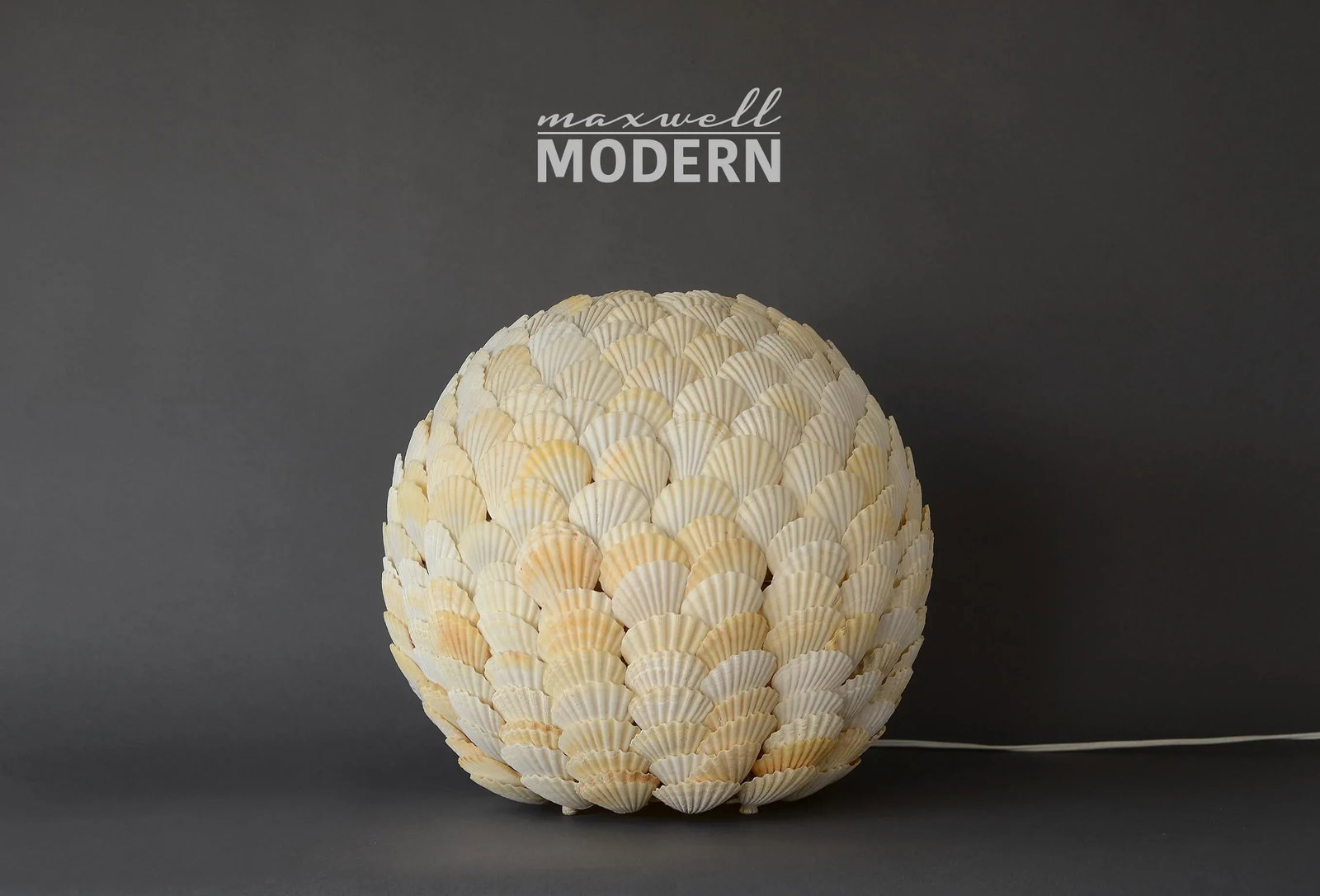 Spherical Clam Shell Floor Lamp - 2