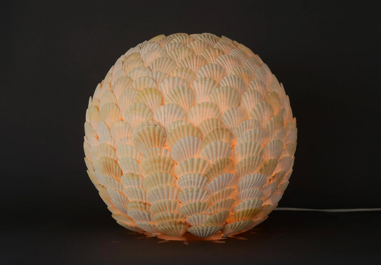 Spherical Clam Shell Floor Lamp - 3