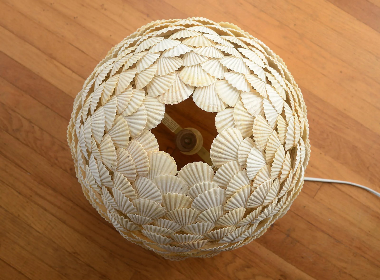 Spherical Clam Shell Floor Lamp - 4