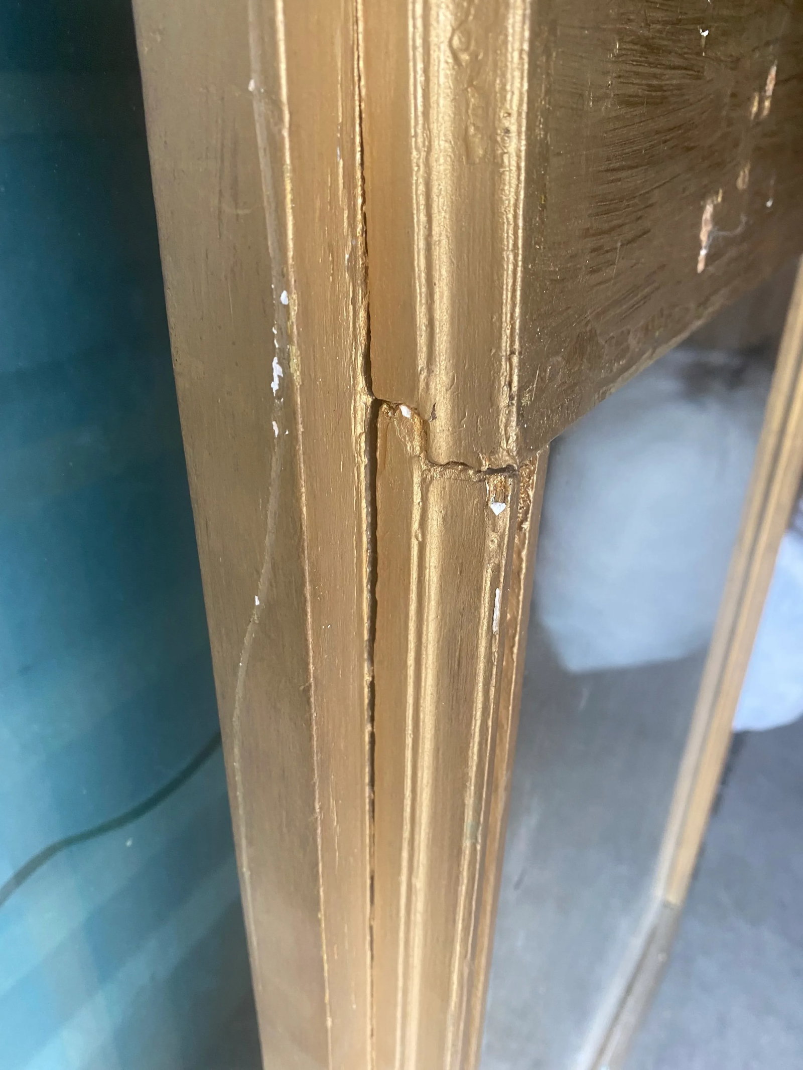 Large Antique Late 19th Century French Louis XVI Trumeau Mirror - 9