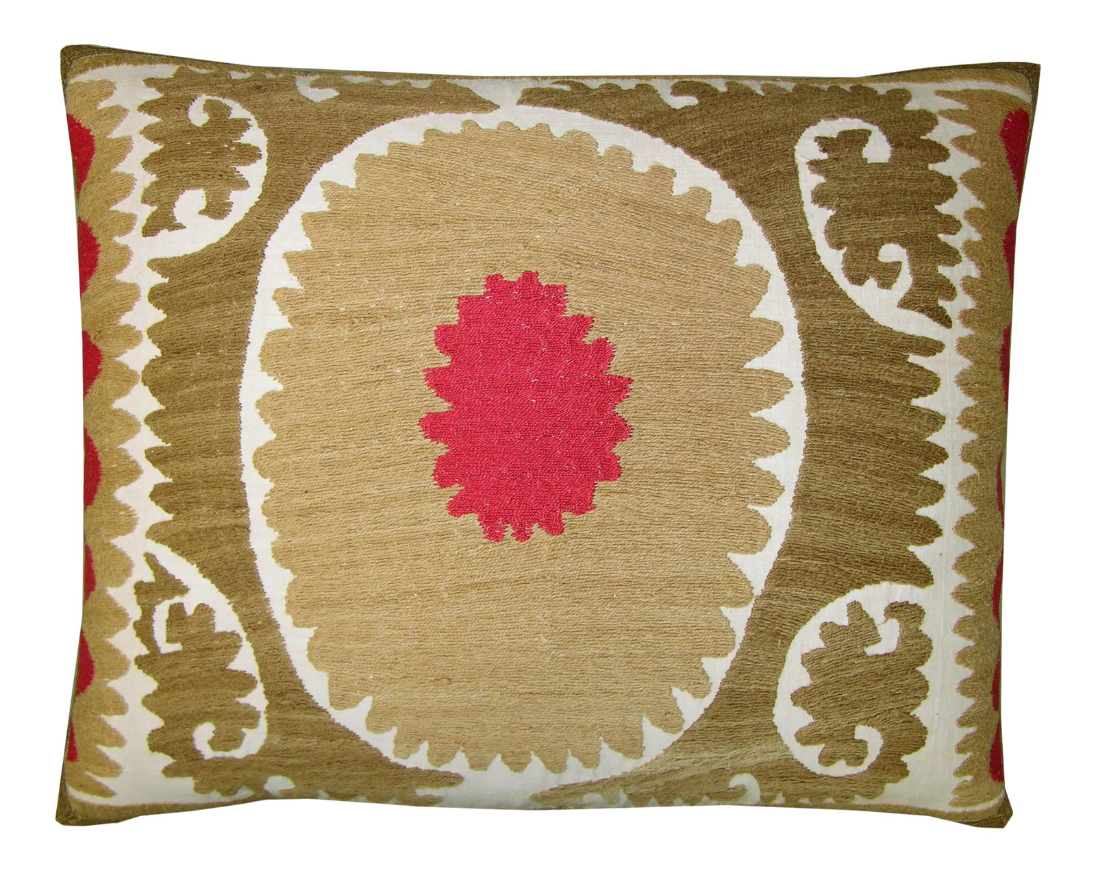 Circa 1920 Antique Suzani Pillow (1 of 9)