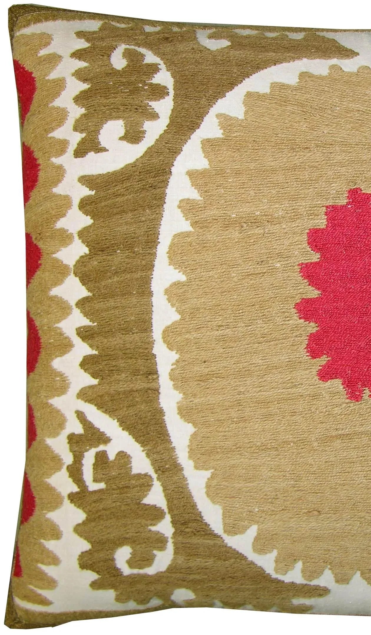 Circa 1920 Antique Suzani Pillow - 4