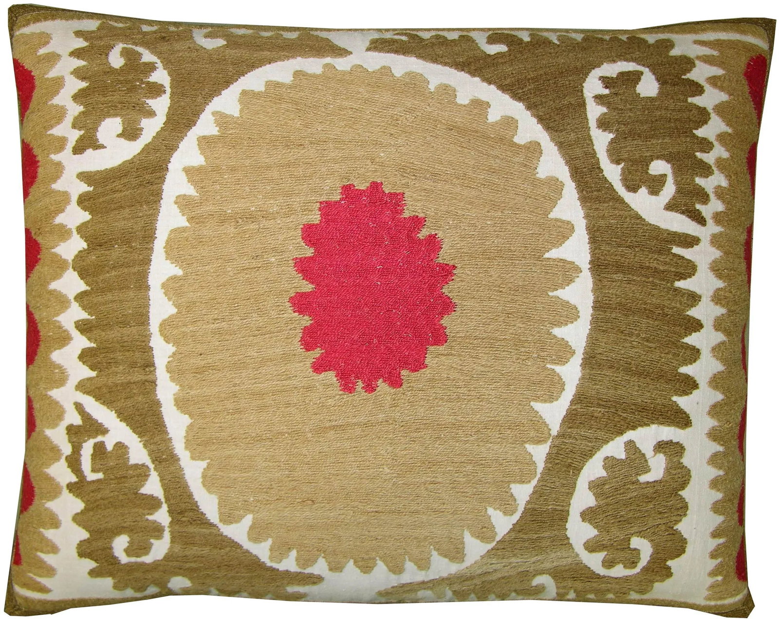 Circa 1920 Antique Suzani Pillow - 5
